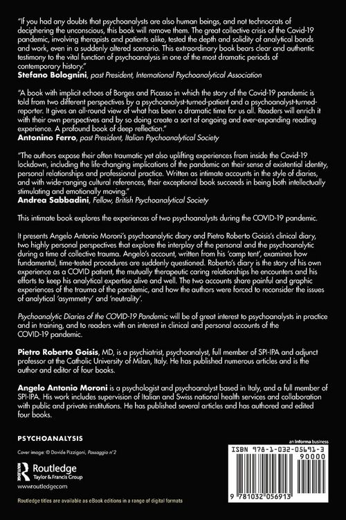 Produktbild: Psychoanalytic Diaries of the COVID-19 Pandemic