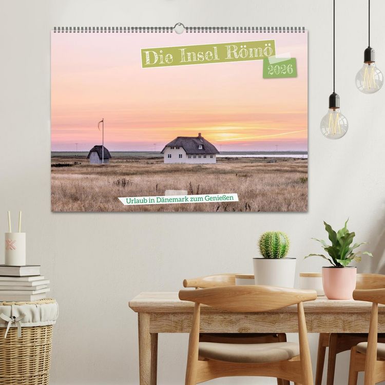 Produktbild: Die Insel R&ouml;m&ouml; (Wandkalender 2026 DIN A2 quer), CALVENDO Monatskalender