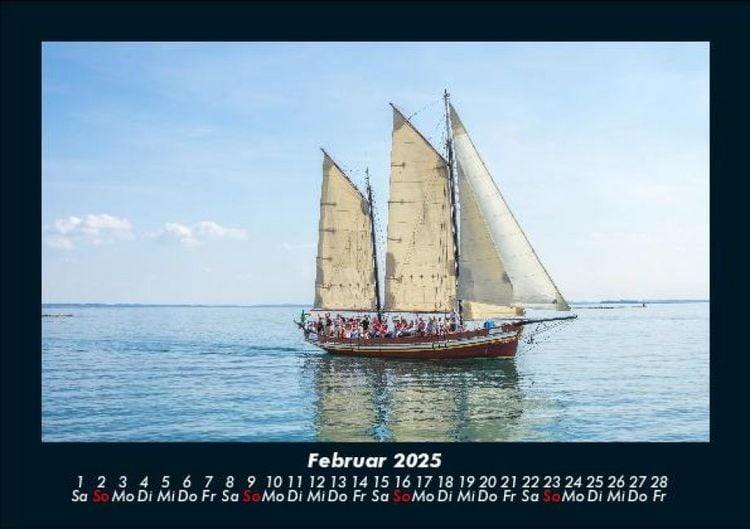 Produktbild: Schiffe 2025 Fotokalender DIN A5