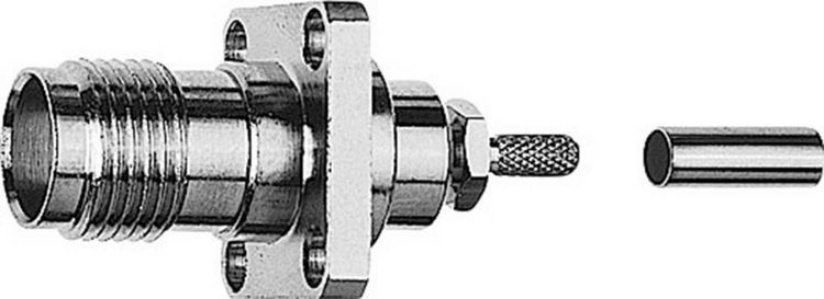 Produktbild: Teleg&auml;rtner 100023796 100023796 TNC-Steckverbinder Buchse, Einbau 50Ω 1St.