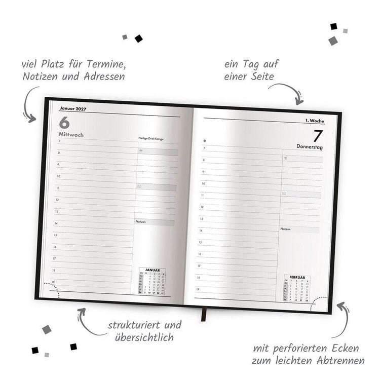 Produktbild: TR&Ouml;TSCH - Buchkalender A5 2027