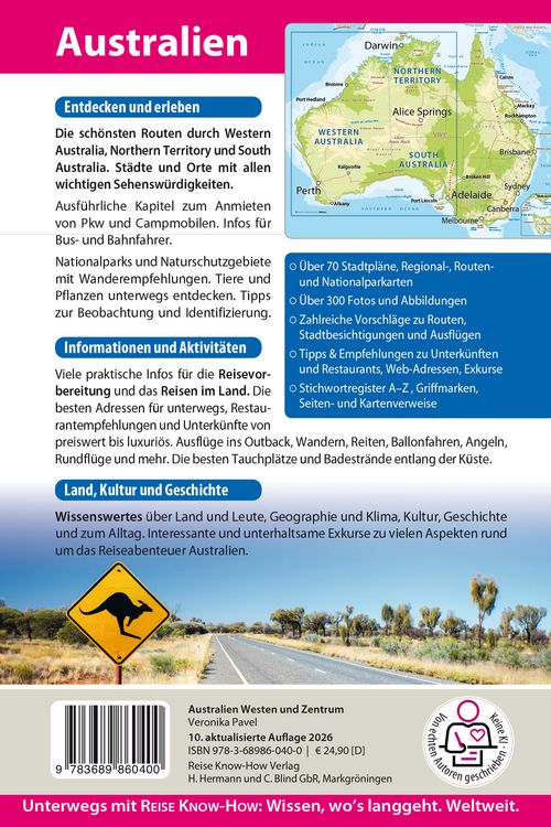 Produktbild: Reise Know-How Reisef&uuml;hrer Australien &ndash; Westen und Zentrum