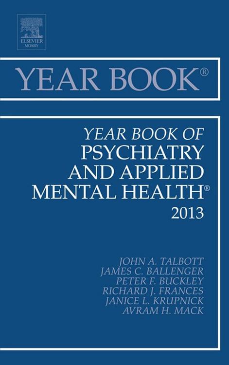 Produktbild: Year Book of Psychiatry and Applied Mental Health 2013