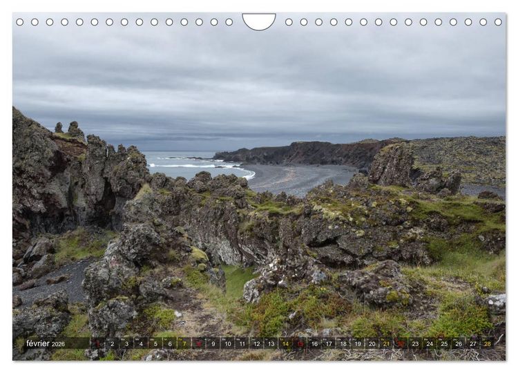 Produktbild: Islande &icirc;le de merveilles naturelles (Calendrier mural 2026 DIN A4 vertical), CALVENDO calendrier mensuel