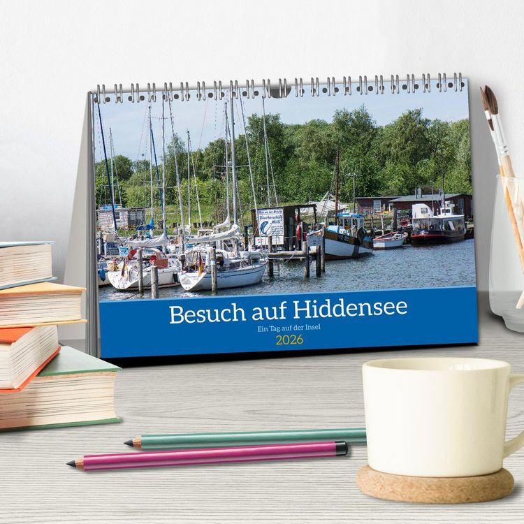 Produktbild: Besuch auf Hiddensee (Tischkalender 2026 DIN A5 quer), CALVENDO Monatskalender