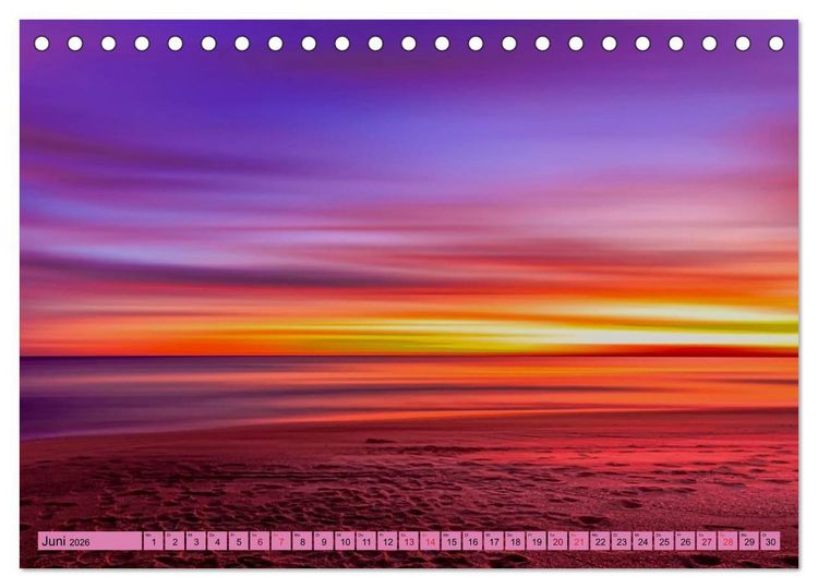 Produktbild: Lila - die mystische Farbe (Tischkalender 2026 DIN A5 quer), CALVENDO Monatskalender