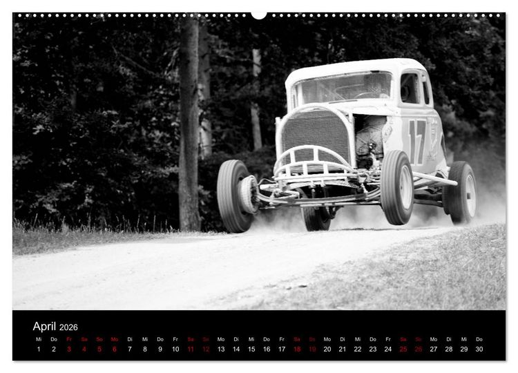 Produktbild: Dirt Track Races (Wandkalender 2026 DIN A2 quer), CALVENDO Monatskalender