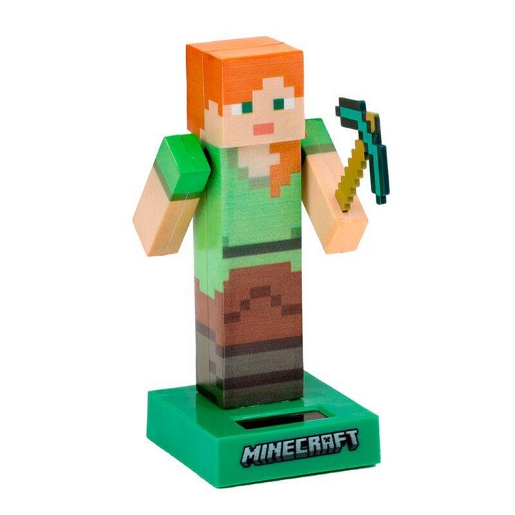 Produktbild: Minecraft Alex Solar Pal Wackelfigur