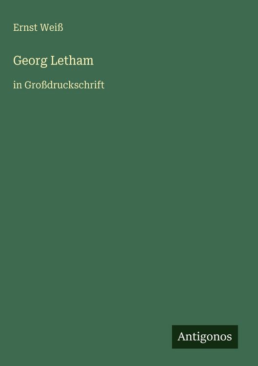 Produktbild: Georg Letham