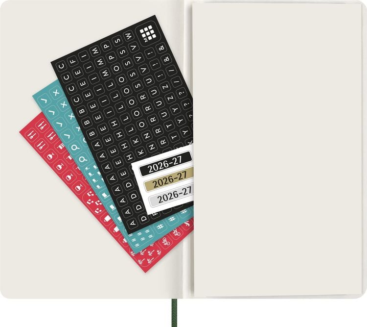 Produktbild: Moleskine 18 Monate Wochen Notizk. 26/27 A5 1W=1S Kt Myrte
