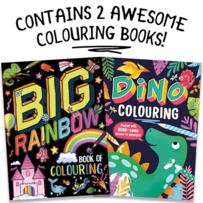 Produktbild: Two Awesome Colouring Books