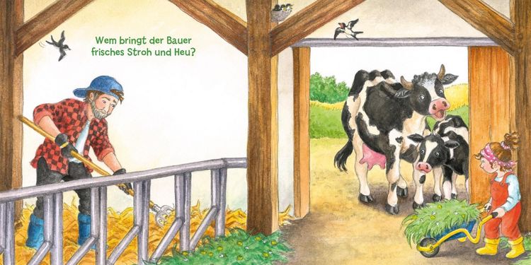 Produktbild: Mein erstes H&ouml;r mal (Soundbuch ab 1 Jahr): Die Bauernhoftiere