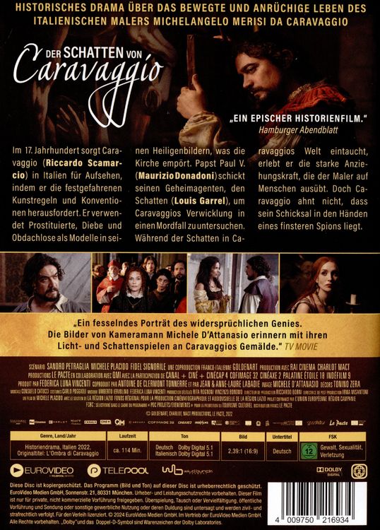 Produktbild: Der Schatten von Caravaggio