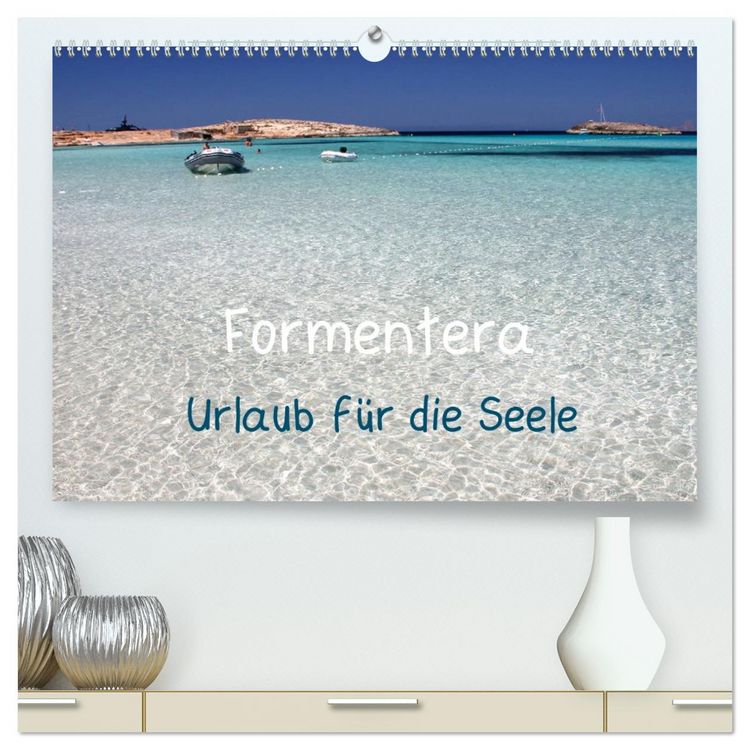 Produktbild: Formentera - Urlaub f&uuml;r die Seele (hochwertiger Premium Wandkalender 2026 DIN A2 quer), Kunstdruck in Hochglanz