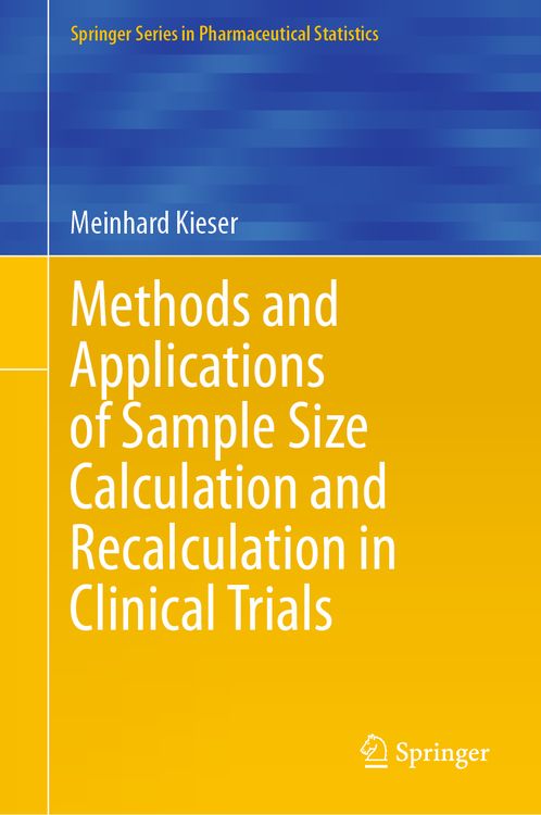 Produktbild: Methods and Applications of Sample Size Calculation and Recalculation in Clinical Trials