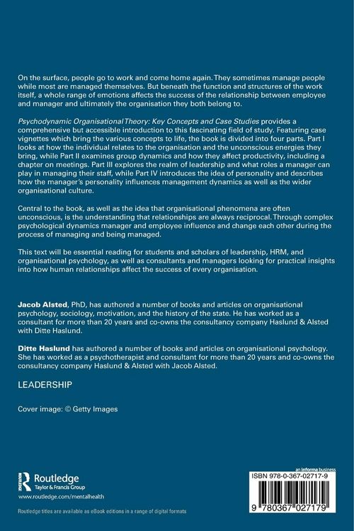 Produktbild: Psychodynamic Organisational Theory