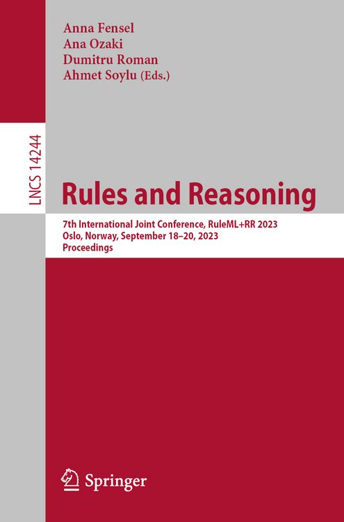 Produktbild: Rules and Reasoning