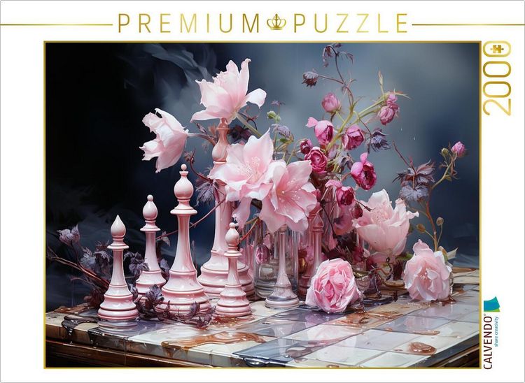 Produktbild: CALVENDO Puzzle Schach in rose | 2000 Teile Lege-Gr&ouml;&szlig;e 90x67cm Foto-Puzzle f&uuml;r gl&uuml;ckliche Stunden