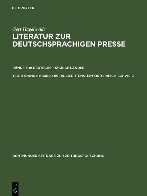 Produktbild: 80620-89198. Liechtenstein-&Ouml;sterreich-Schweiz