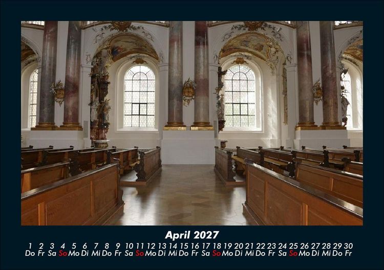 Produktbild: Religi&ouml;se Architektur 2027 Fotokalender DIN A5
