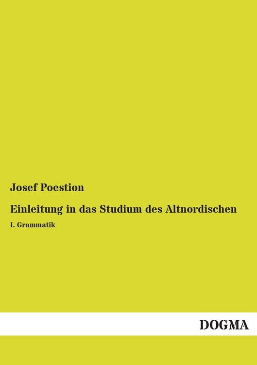 Produktbild: Einleitung in das Studium des Altnordischen