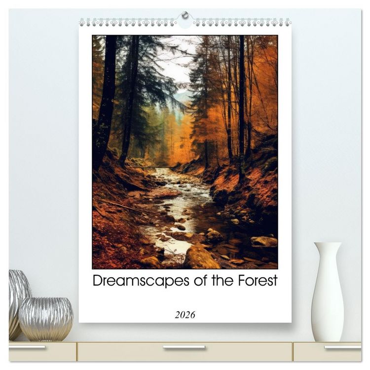 Produktbild: Dreamscapes of the Forest (High Quality Premium Wall Calendar 2026 DIN A2 portrait),CALVENDO 12 Month Wall Calendar