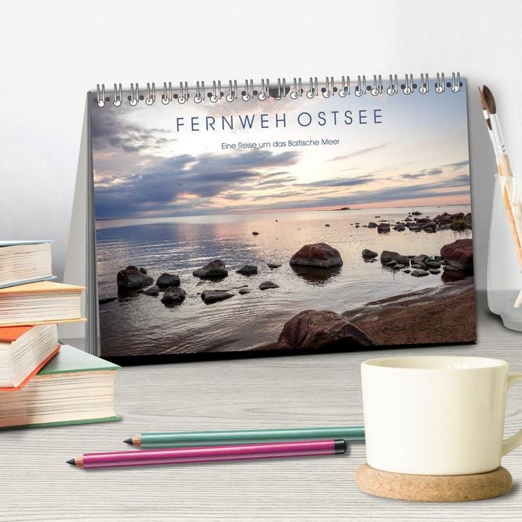 Produktbild: Fernweh Ostsee (Tischkalender 2026 DIN A5 quer), CALVENDO Monatskalender
