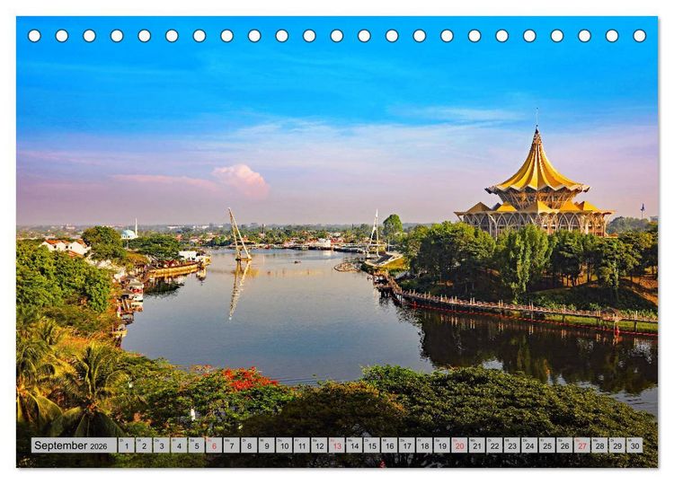 Produktbild: Malaysia-Impressionen (Tischkalender 2026 DIN A5 quer), CALVENDO Monatskalender