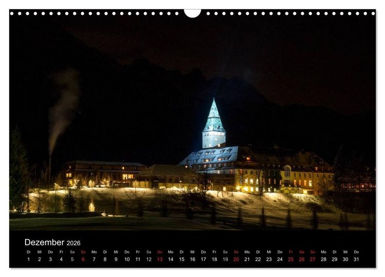 Produktbild: Bergblicke - Elmau (Wandkalender 2026 DIN A3 quer), CALVENDO Monatskalender