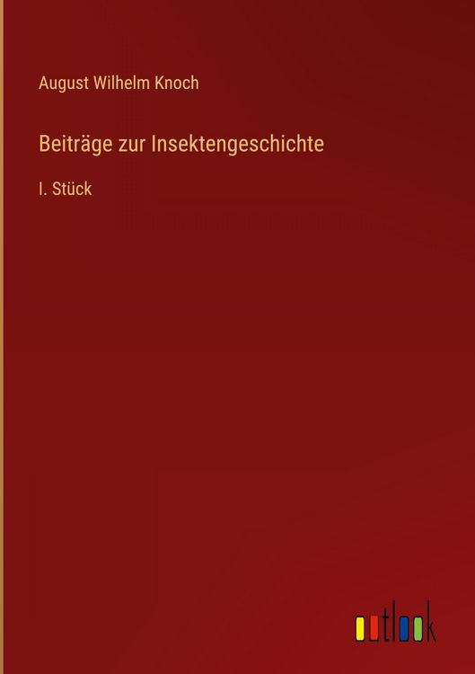 Produktbild: Beitr&auml;ge zur Insektengeschichte
