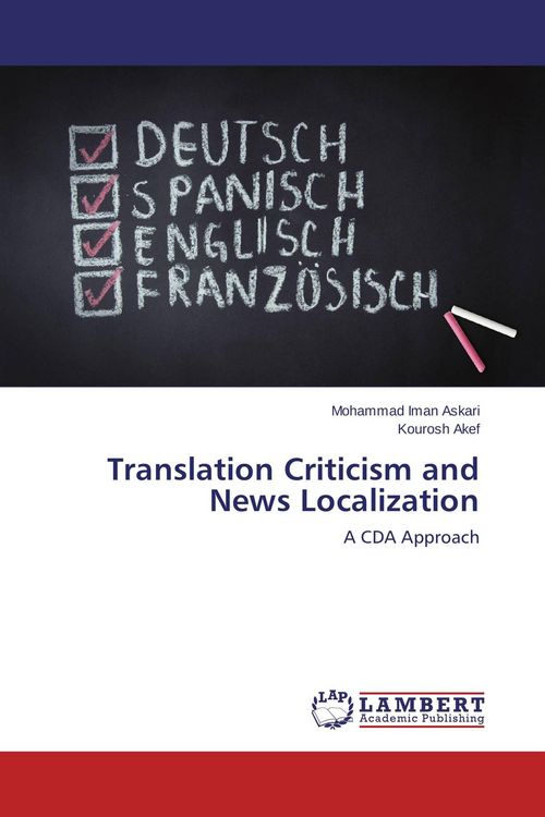 Produktbild: Translation Criticism and News Localization
