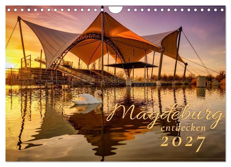 Produktbild: Magdeburg entdecken (Wandkalender 2027 DIN A4 quer), CALVENDO Monatskalender
