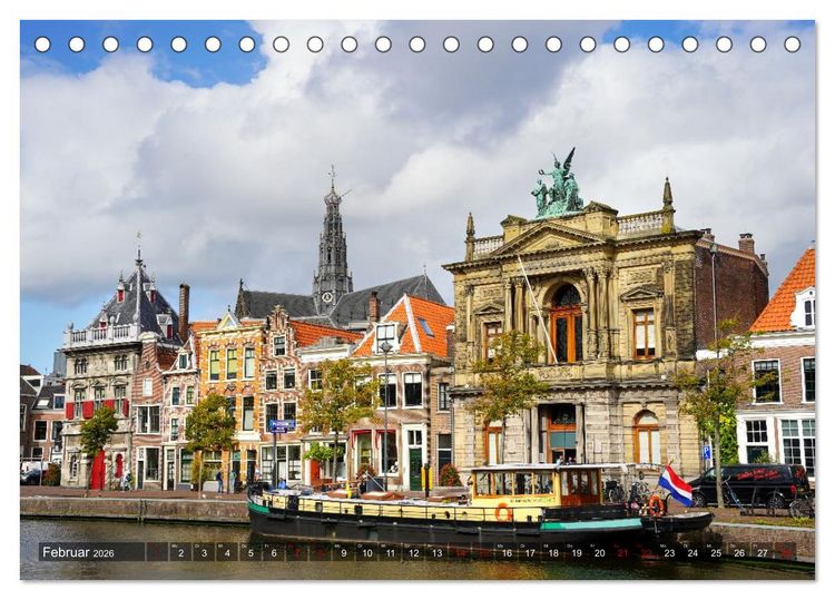 Produktbild: Haarlem - Kleine Schwester von Amsterdam (Tischkalender 2026 DIN A5 quer), CALVENDO Monatskalender