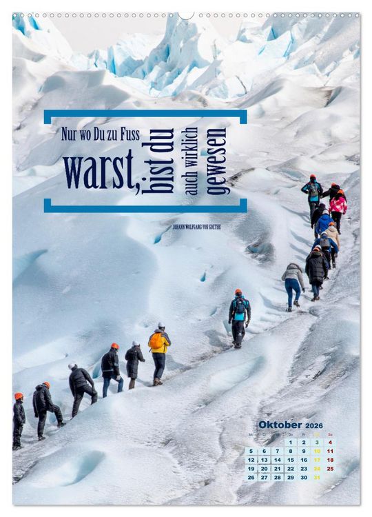 Produktbild: Verr&uuml;ckt nach REISEN Fernweh - Travel - Spr&uuml;che (Wandkalender 2026 DIN A2 hoch), CALVENDO Monatskalender