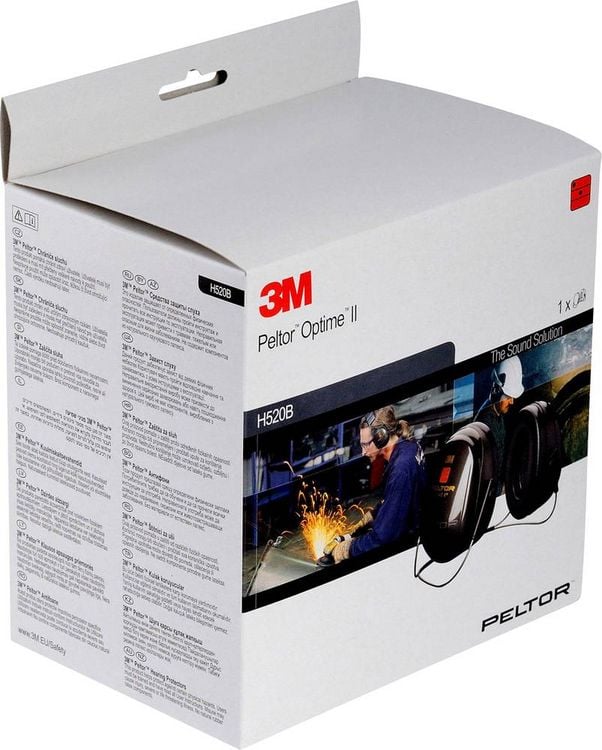 Produktbild: 3M Peltor Optime II H520B Kapselgeh&ouml;rschutz 31 dB EN 352-1, EN 352-3:2002 1St.