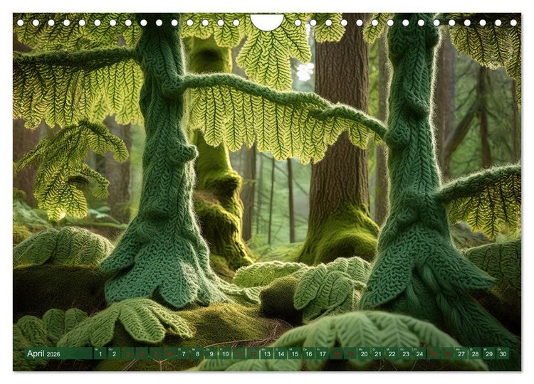 Produktbild: Stricken einmal anders (Wandkalender 2026 DIN A4 quer), CALVENDO Monatskalender