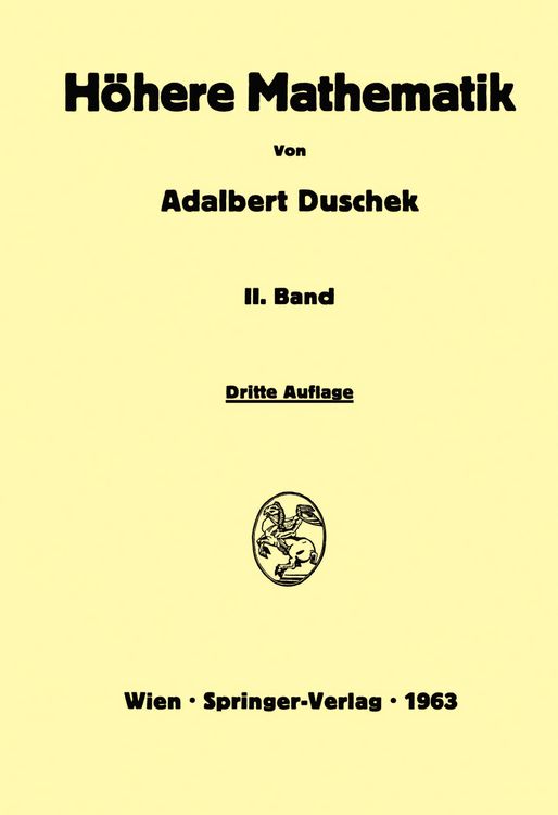 Produktbild: Vorlesungen über höhere Mathematik