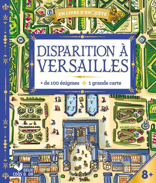 Produktbild: Disparition &agrave; Versailles : + de 100 &eacute;nigmes, 1 grande carte