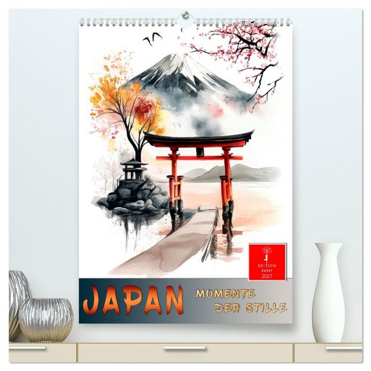 Produktbild: Japan - Momente der Stille (hochwertiger Premium Wandkalender 2027 DIN A2 hoch), Kunstdruck in Hochglanz