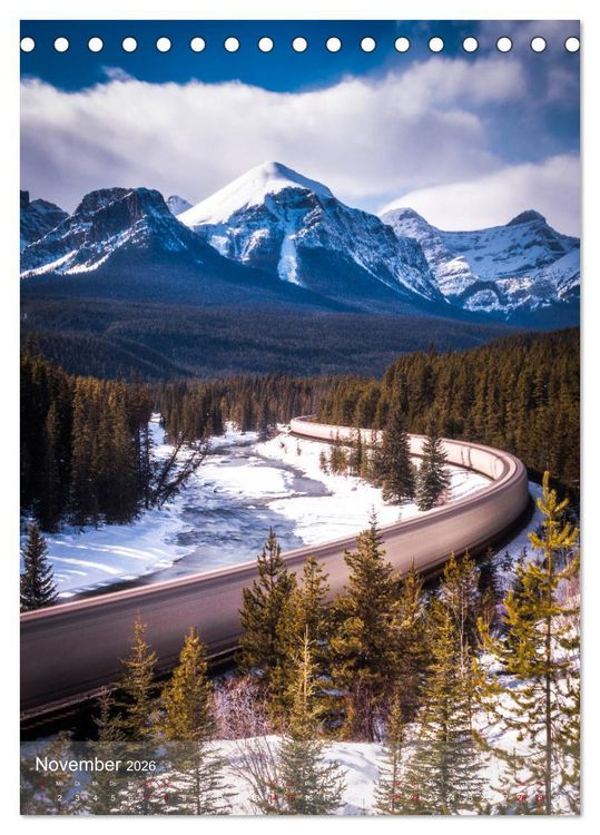 Produktbild: Die kanadischen Rockies (Tischkalender 2026 DIN A5 hoch), CALVENDO Monatskalender