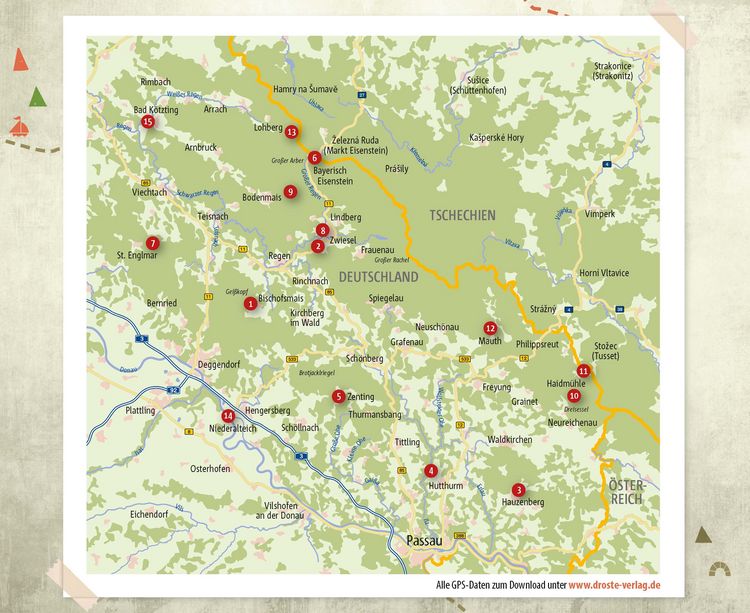 Produktbild: Bayerischer Wald. Radeln f&uuml;r die Seele