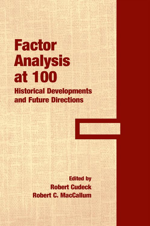 Produktbild: Factor Analysis at 100