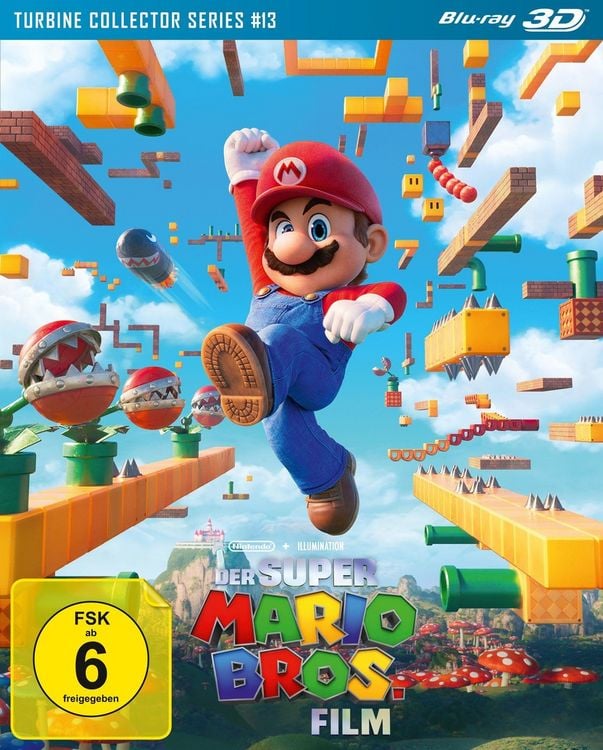Produktbild: Der Super Mario Bros. Film (The Super Mario Bros. Movie) - 3D - Turbine Collector Series #13 (Blu-ray 3D)