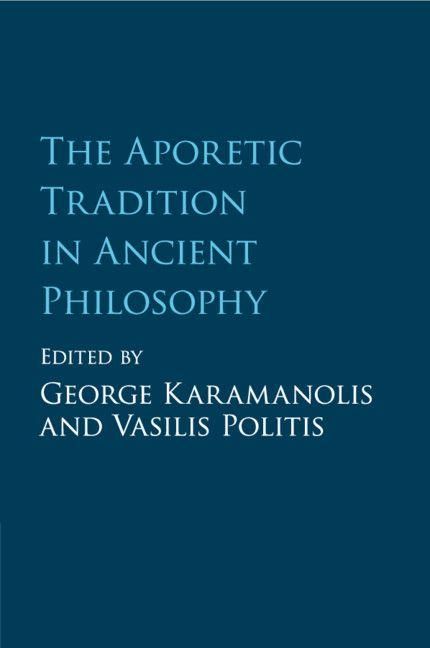 Produktbild: The Aporetic Tradition in Ancient Philosophy