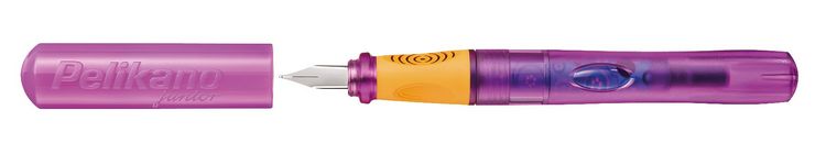 Produktbild: Pelikan F&uuml;ller Pelikano Junior Feder A f&uuml;r Anf&auml;nger Lila, Linksh&auml;nder