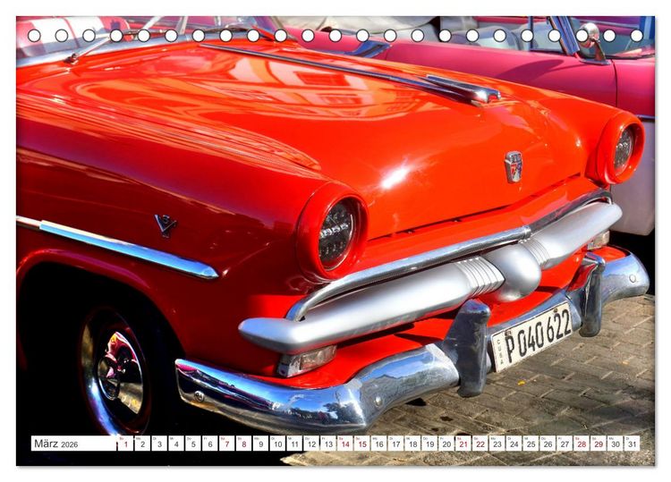 Produktbild: Crestline - Schmuckst&uuml;ck auf R&auml;dern von Ford (Tischkalender 2026 DIN A5 quer), CALVENDO Monatskalender