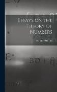 Produktbild: Essays on the Theory of Numbers