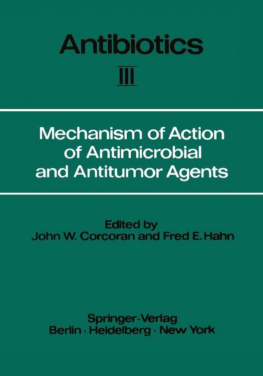 Produktbild: Mechanism of Action of Antimicrobial and Antitumor Agents