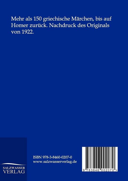 Produktbild: Griechische M&auml;rchen