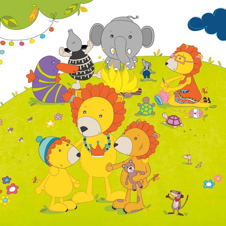 Produktbild: myboshi - Der kleine L&ouml;we Henri und seine geh&auml;kelten Freunde